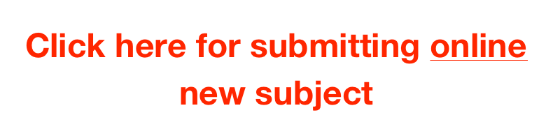 Click here for submitting online new subject